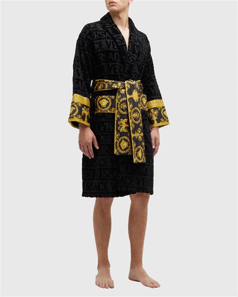 versace bathrobe dupe|versace unisex barocco sleeve robe.